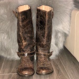 Steve Madden aged riding boots